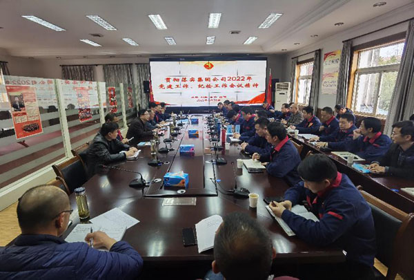 公司召開會議傳達集團公司黨建工作、紀檢工作會議精神