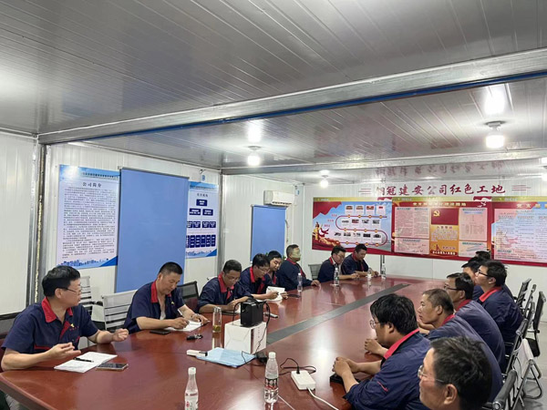 江西鑫科環(huán)保項(xiàng)目部召開(kāi)“大干100天”動(dòng)員會(huì) 江西鑫科環(huán)保項(xiàng)目部召開(kāi)“大干100天”動(dòng)員會(huì)